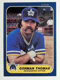 1986 Fleer #477 Gorman Thomas