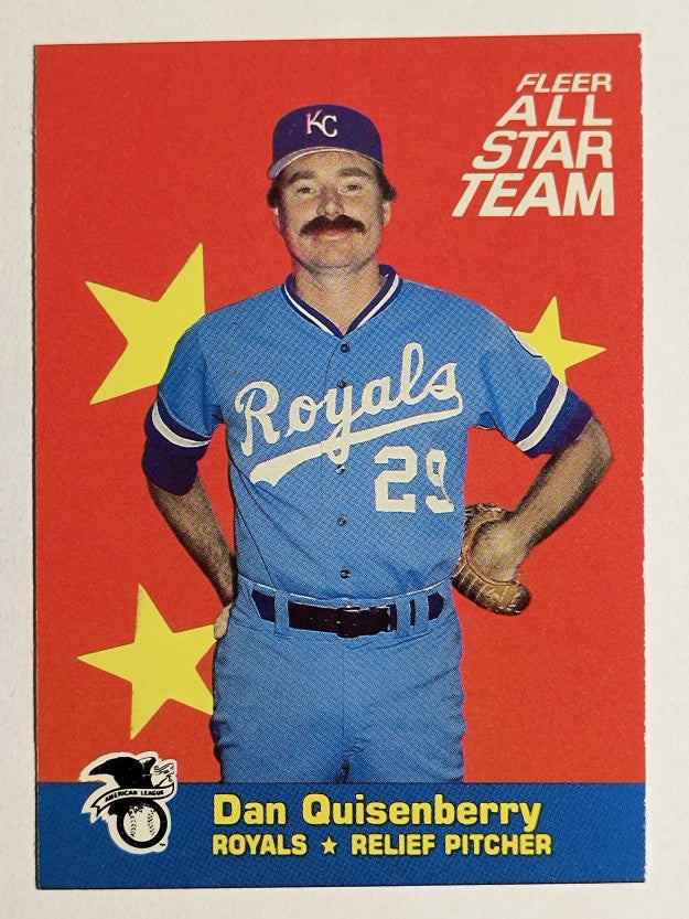 1986 Fleer All-Stars #9 Dan Quisenberry