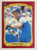 1986 Fleer Star Stickers #11 George Brett