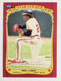 1986 Fleer Star Stickers #20 Rod Carew