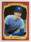 1986 Fleer Star Stickers #58 Orel Hershiser