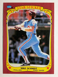 1986 Fleer Star Stickers #107 Mike Schmidt