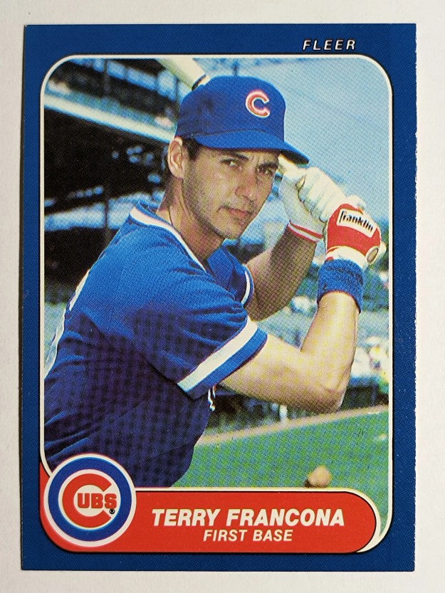 1986 Fleer Update #U43 Terry Francona
