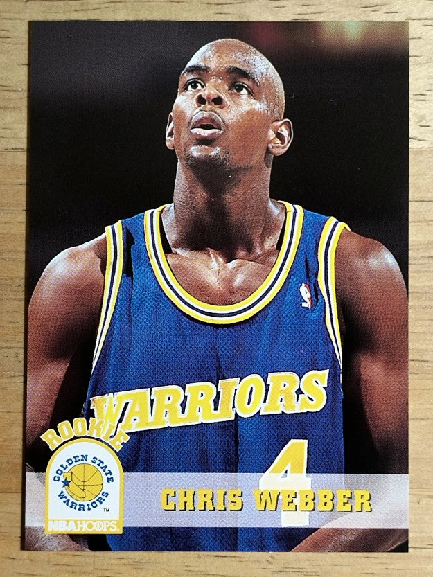 1993-94 Hoops #341 Chris Webber RC