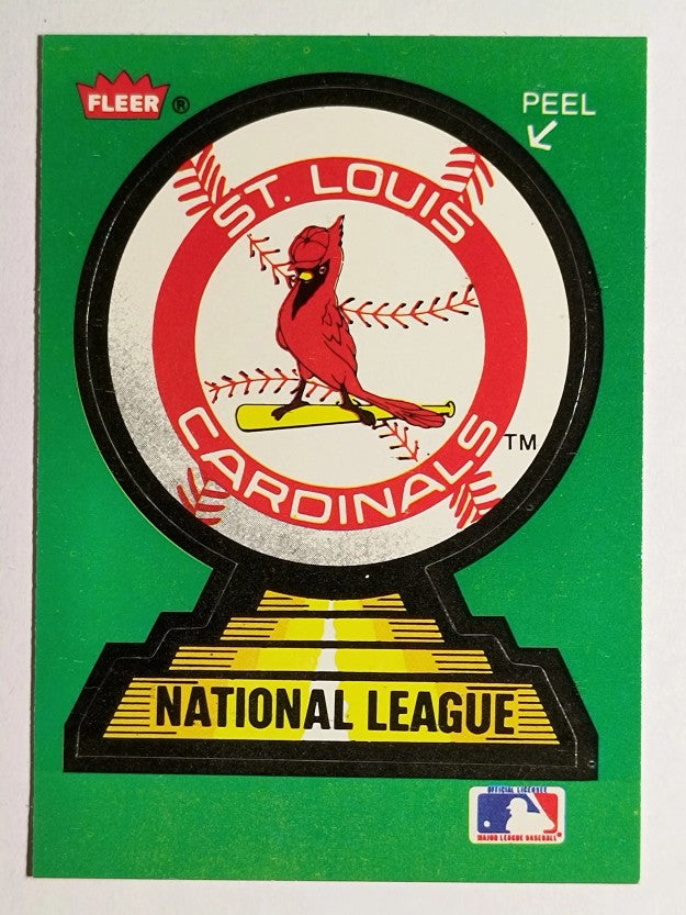 1988 Fleer Team Stickers #71 St. Louis Cardinals/Logo