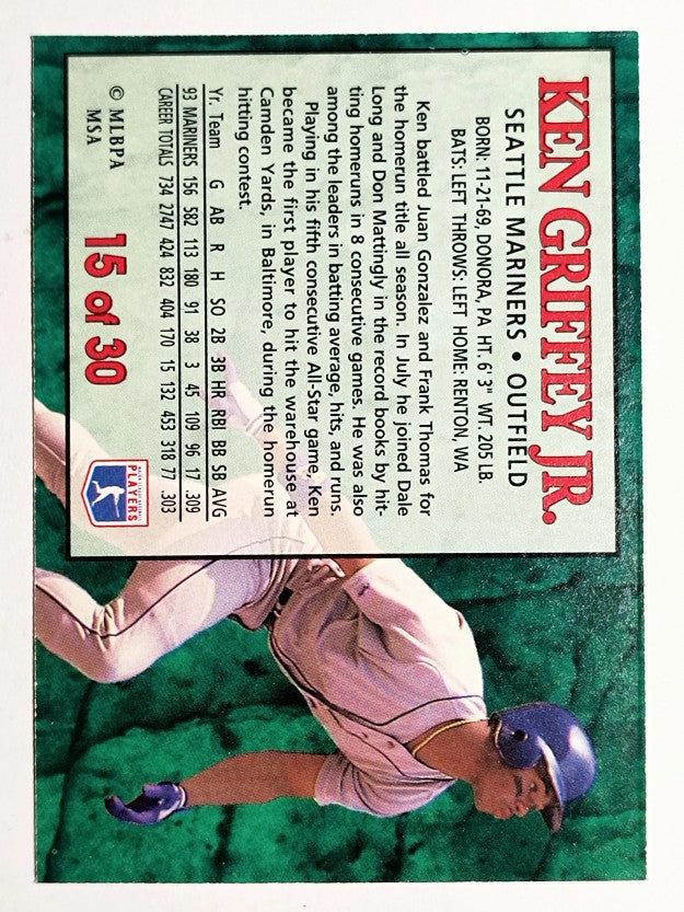 1994 Post #15 Ken Griffey Jr. (NM)