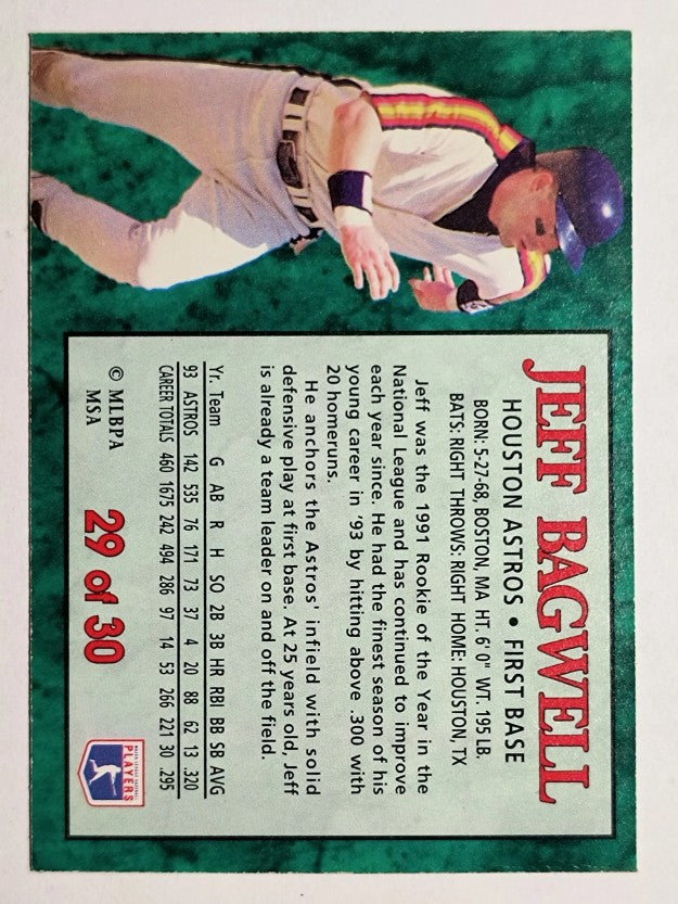 1994 Post #29 Jeff Bagwell