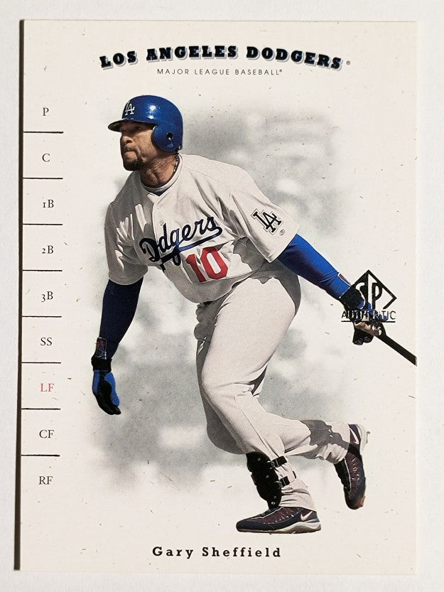 2001 SP Authentic #61 Gary Sheffield