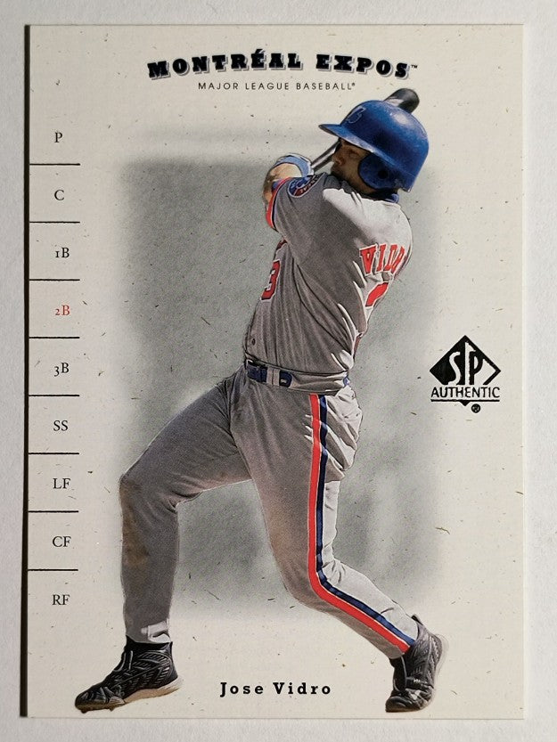 2001 SP Authentic #65 Jose Vidro