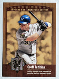 2001 SP Game Bat Milestone #52 Geoff Jenkins