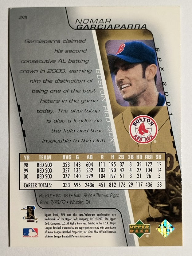 2001 SPx #23 Nomar Garciaparra (NM)