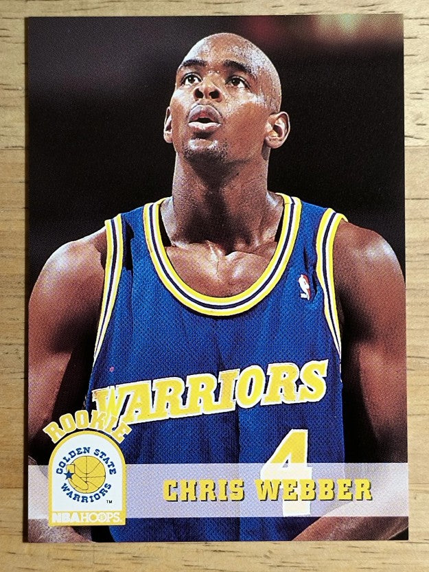 1993-94 Hoops #341 Chris Webber RC