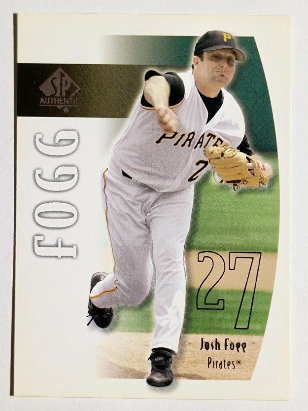 2002 SP Authentic #196 Josh Fogg