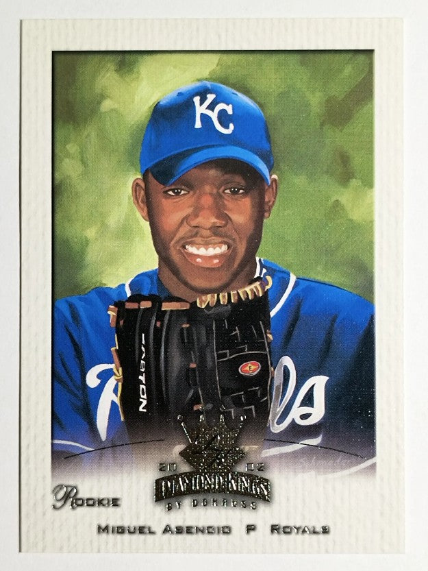 2002 Diamond Kings #159 Miguel Asencio RC