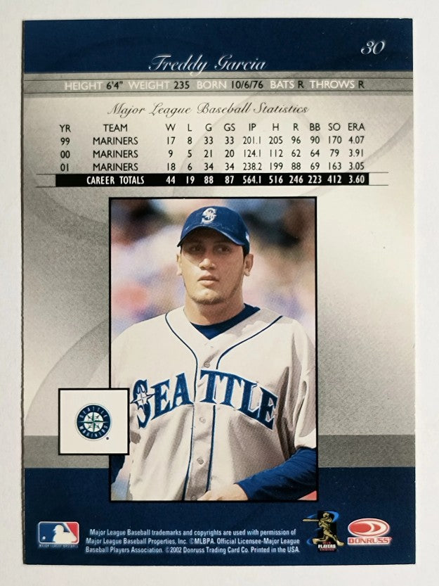 2002 Donruss Elite #30 Freddy Garcia