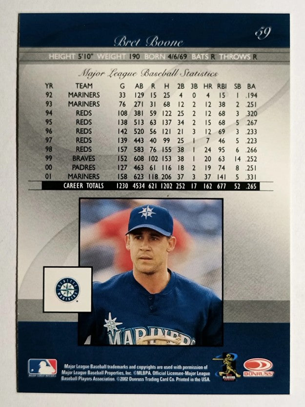 2002 Donruss Elite #59 Bret Boone