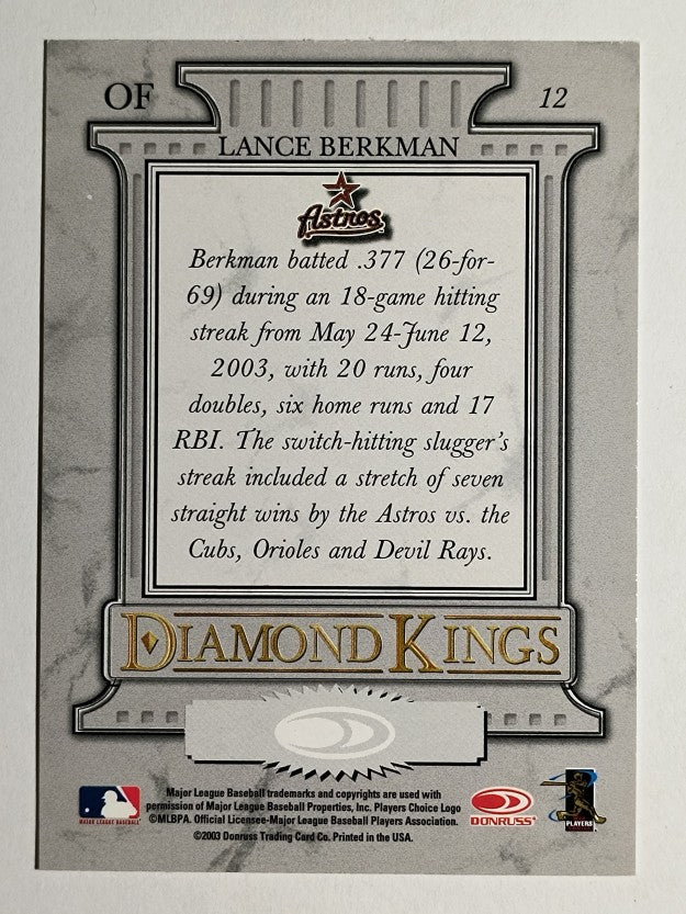 2004 Donruss #12 Lance Berkman DK