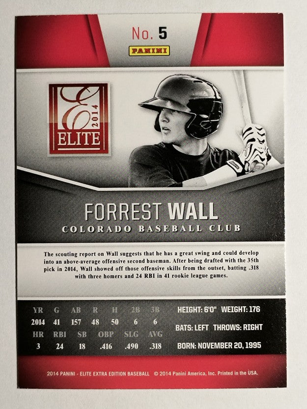 2014 Elite Extra Edition #5A Forrest Wall