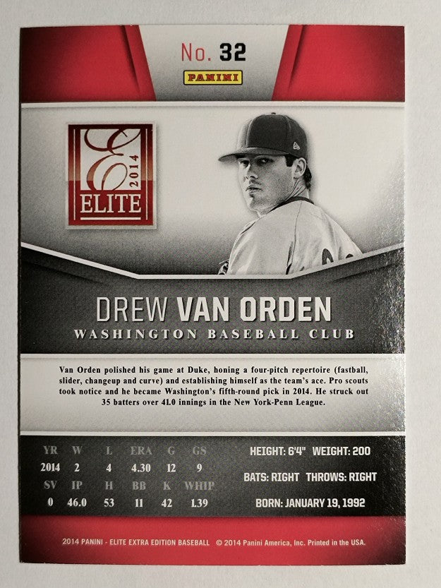 2014 Elite Extra Edition #32 Drew Van Orden