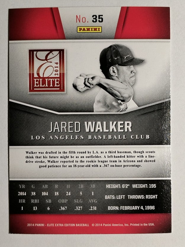 2014 Elite Extra Edition #35 Jared Walker