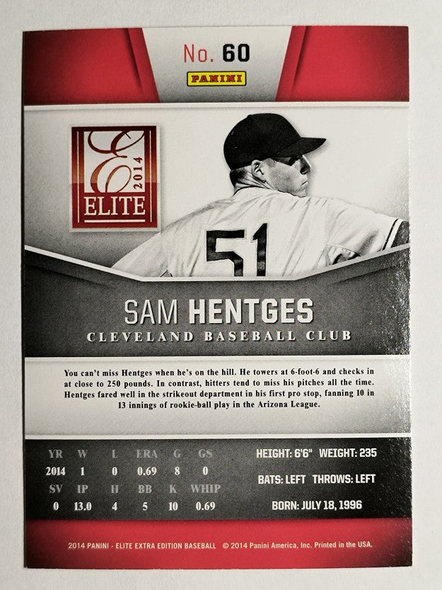 2014 Elite Extra Edition #60 Sam Hentges