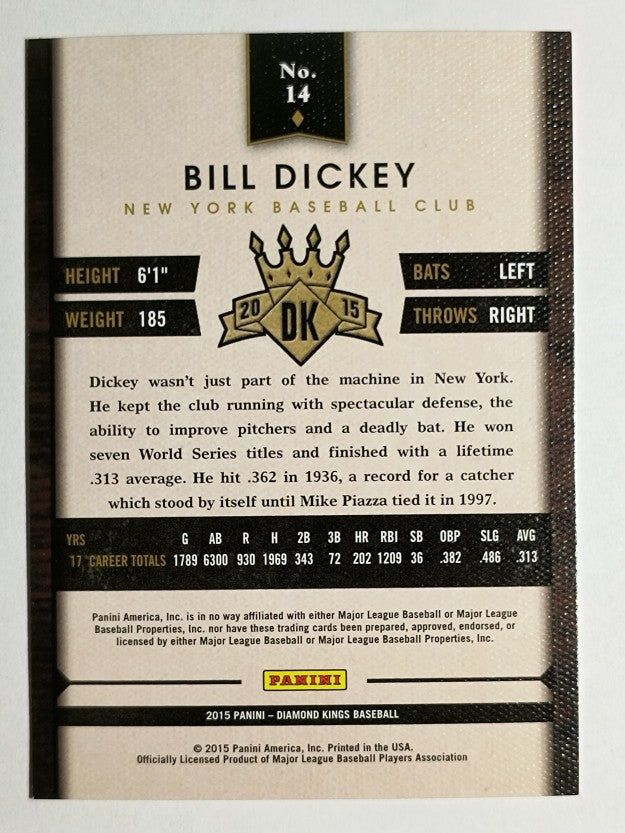 2015 Diamond Kings #14 Bill Dickey