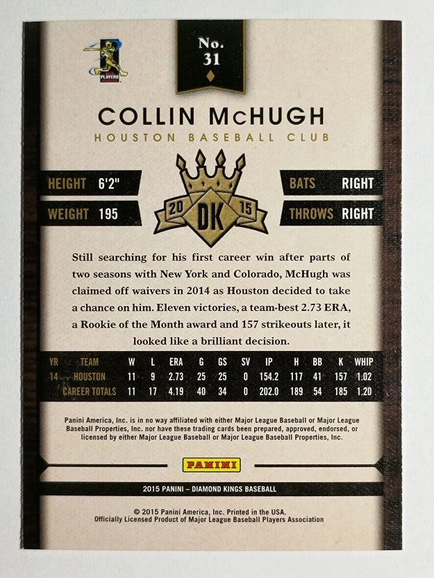 2015 Diamond Kings #31 Collin McHugh