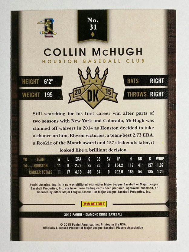 2015 Diamond Kings #31 Collin McHugh