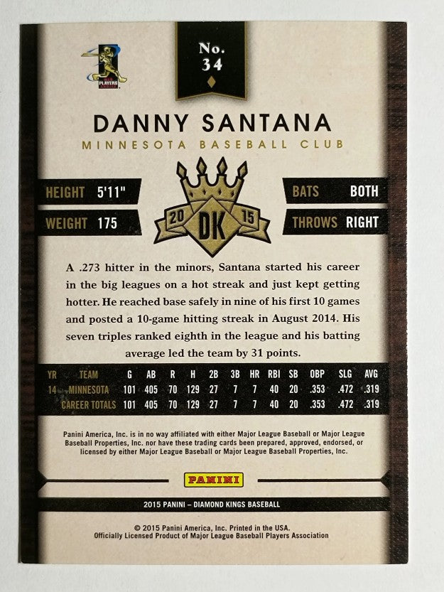 2015 Diamond Kings #34 Danny Santana