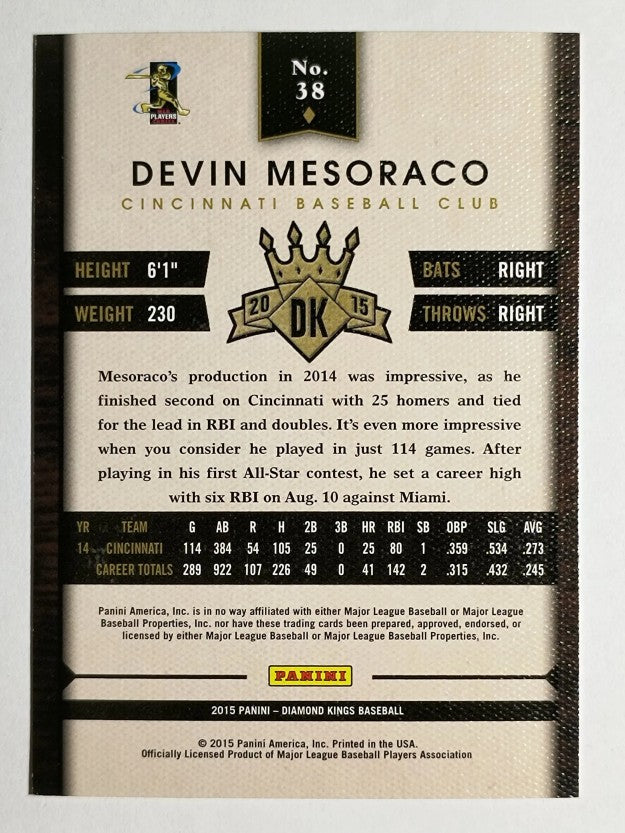 2015 Diamond Kings #38 Devin Mesoraco