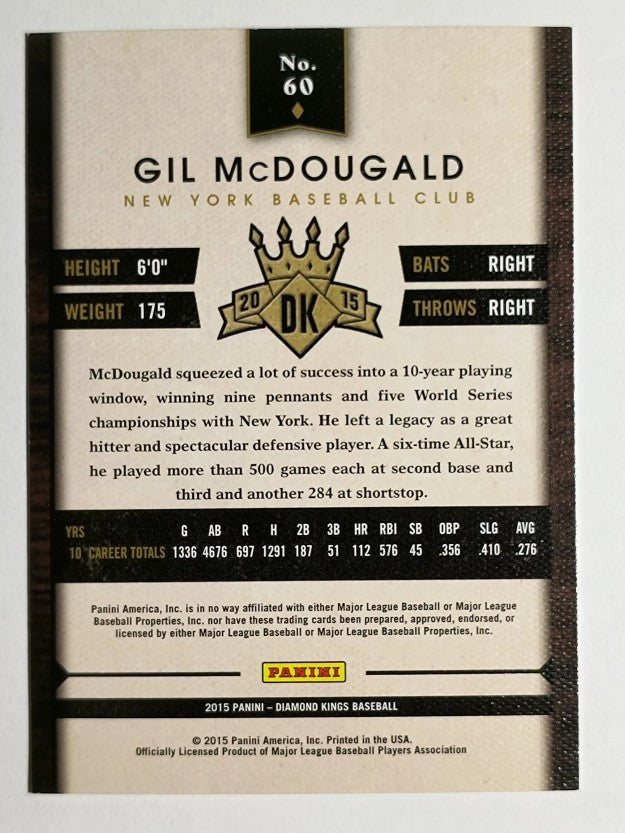 2015 Diamond Kings #60 Gil McDougald
