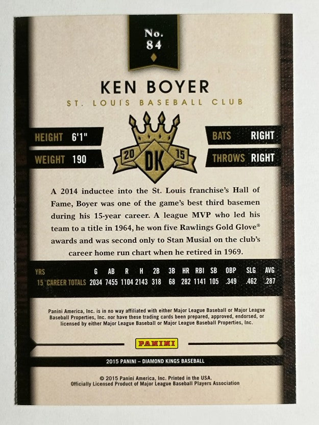 2015 Diamond Kings #84 Ken Boyer