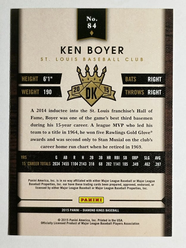 2015 Diamond Kings #84 Ken Boyer