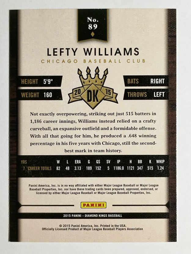 2015 Diamond Kings #89 Lefty Williams
