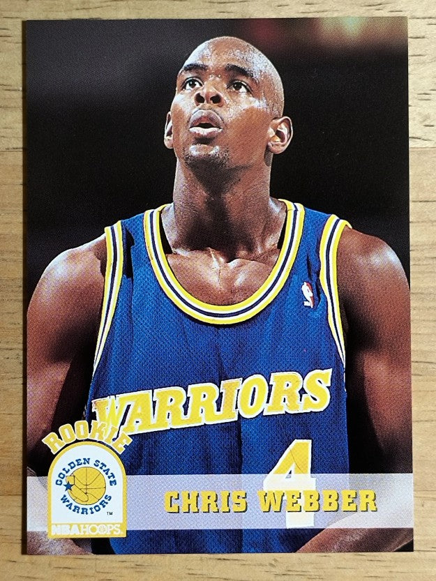 1993-94 Hoops #341 Chris Webber RC