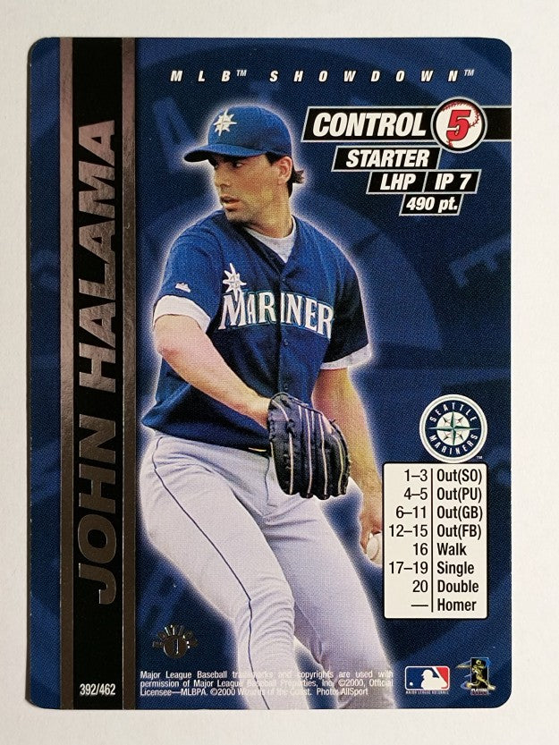 2000 MLB Showdown 1st Edition #392 John Halama