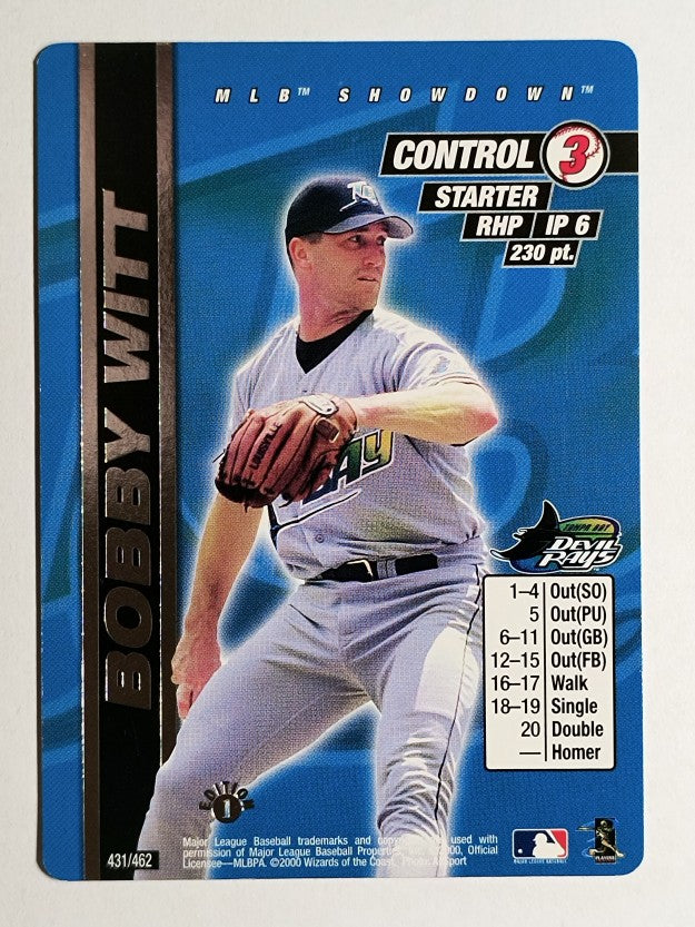 2000 MLB Showdown 1st Edition #431 Bobby Witt