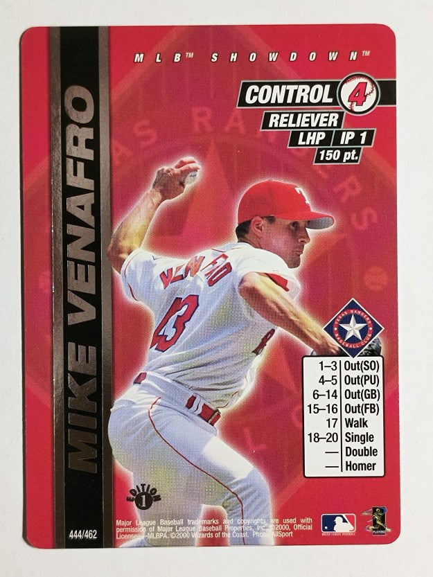2000 MLB Showdown 1st Edition #444 Mike Venafro