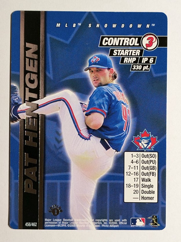 2000 MLB Showdown 1st Edition #456 Pat Hentgen