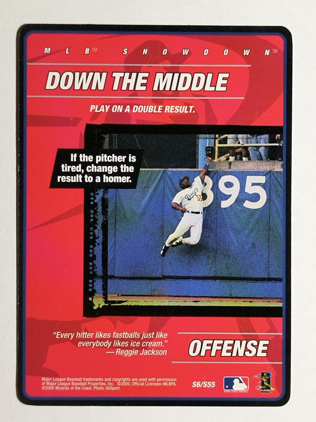 2000 MLB Showdown Strategy #S6 Dodgers OF/Down Middle