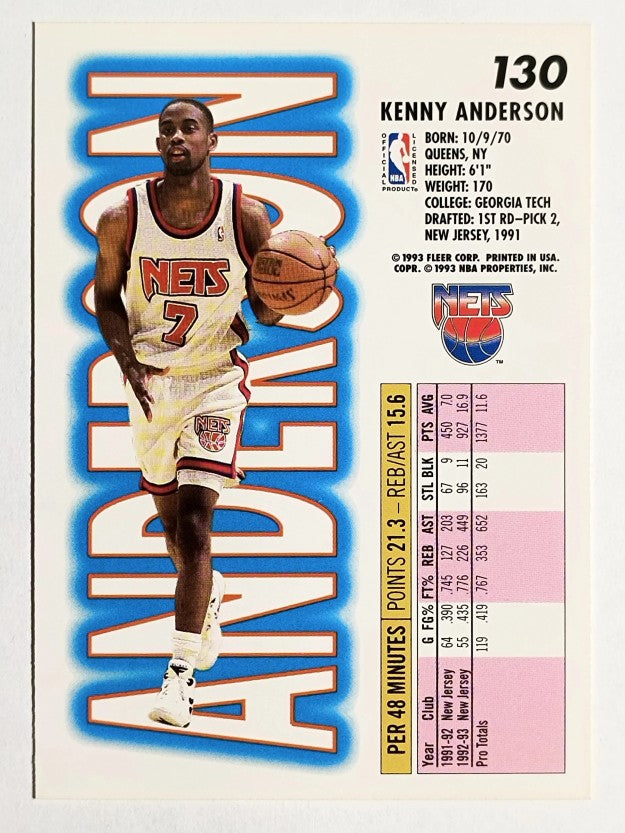 1993-94 Fleer #130 Kenny Anderson