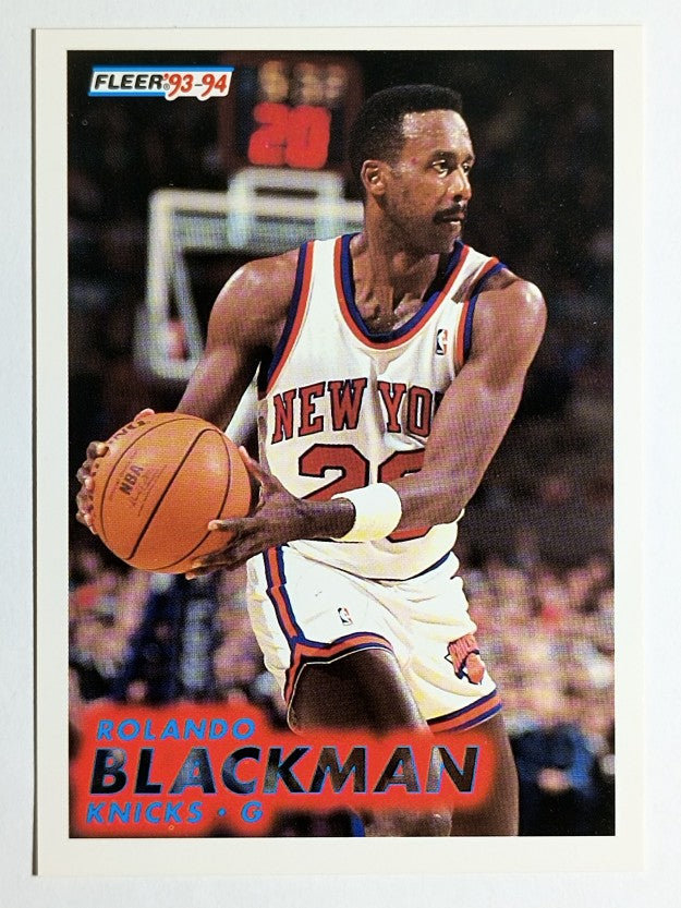 1993-94 Fleer #138 Rolando Blackman
