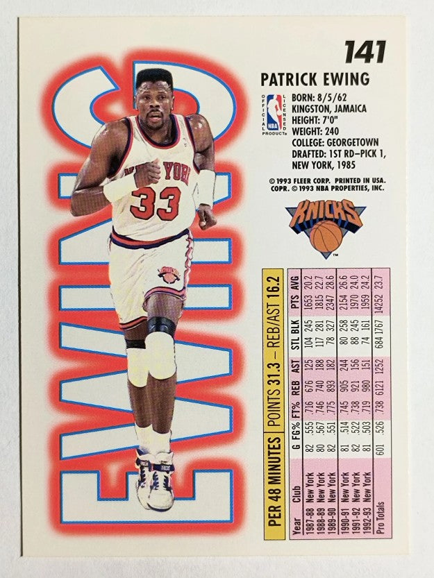 1993-94 Fleer #141 Patrick Ewing