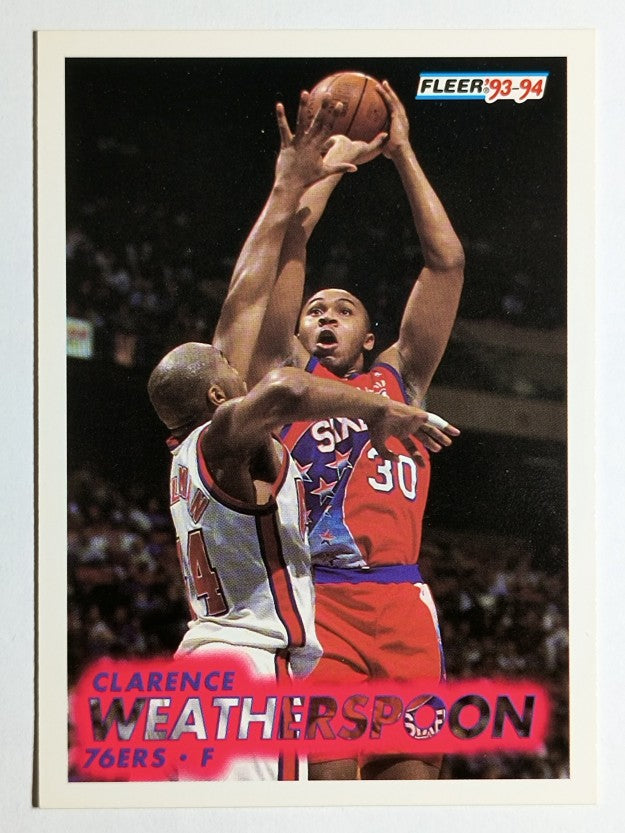 1993-94 Fleer #161 Clarence Weatherspoon