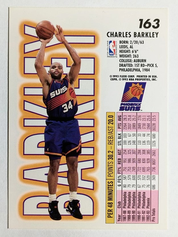 1993-94 Fleer #163 Charles Barkley