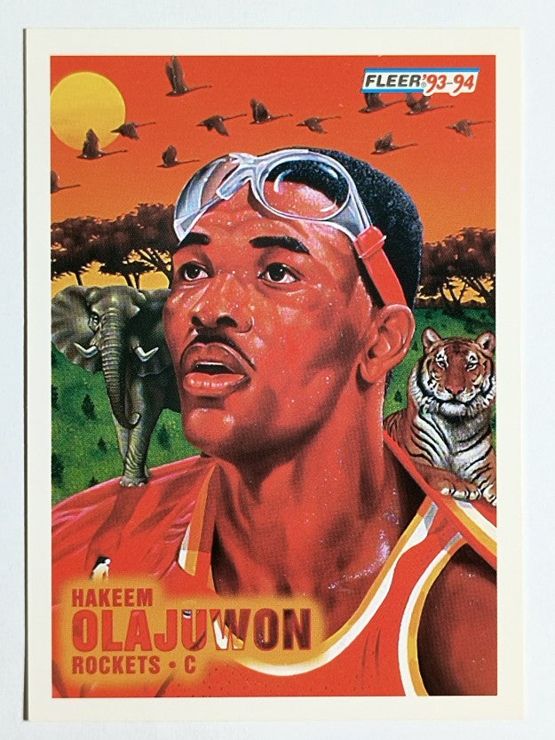1993-94 Fleer #235 Hakeem Olajuwon PV
