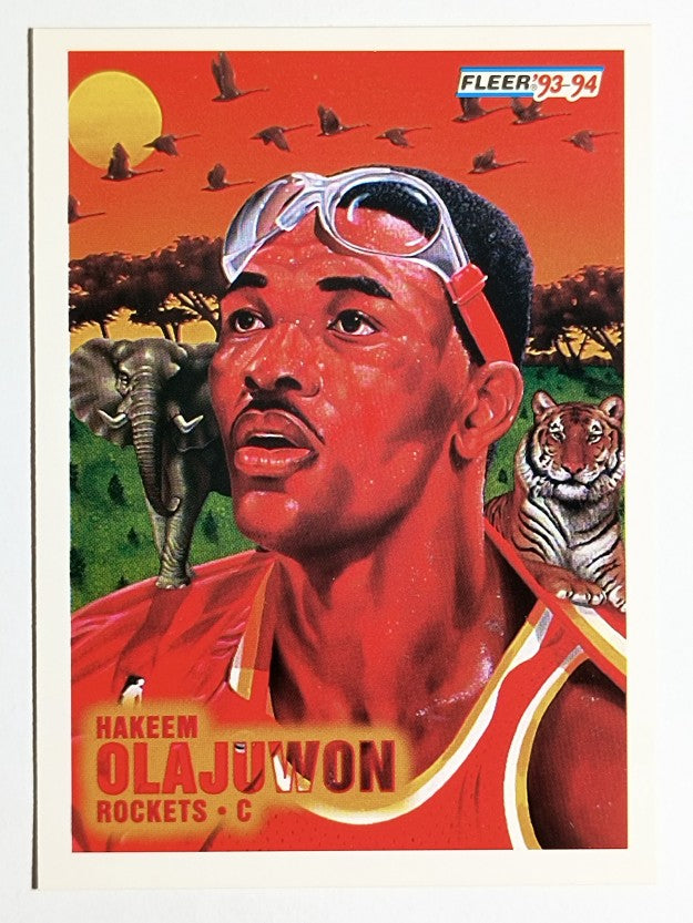 1993-94 Fleer #235 Hakeem Olajuwon PV