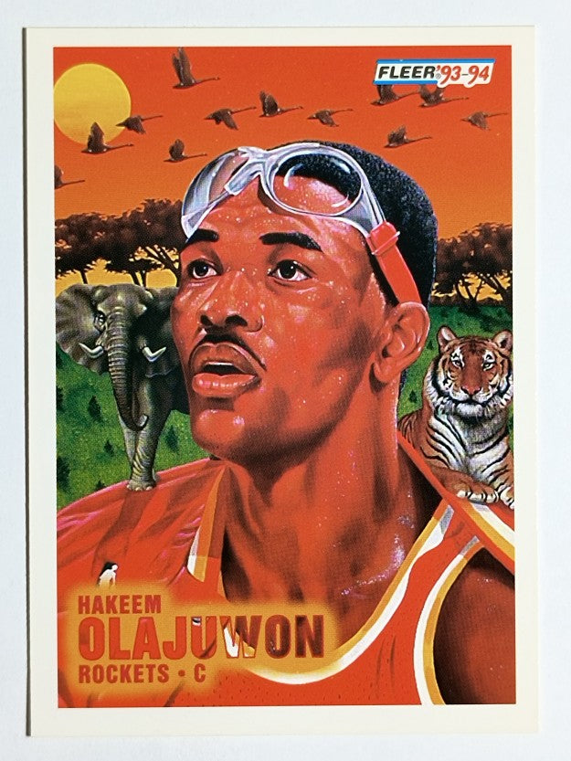 1993-94 Fleer #235 Hakeem Olajuwon PV
