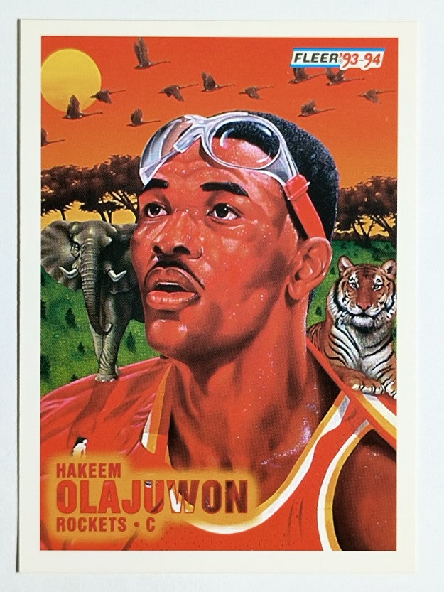 1993-94 Fleer #235 Hakeem Olajuwon PV