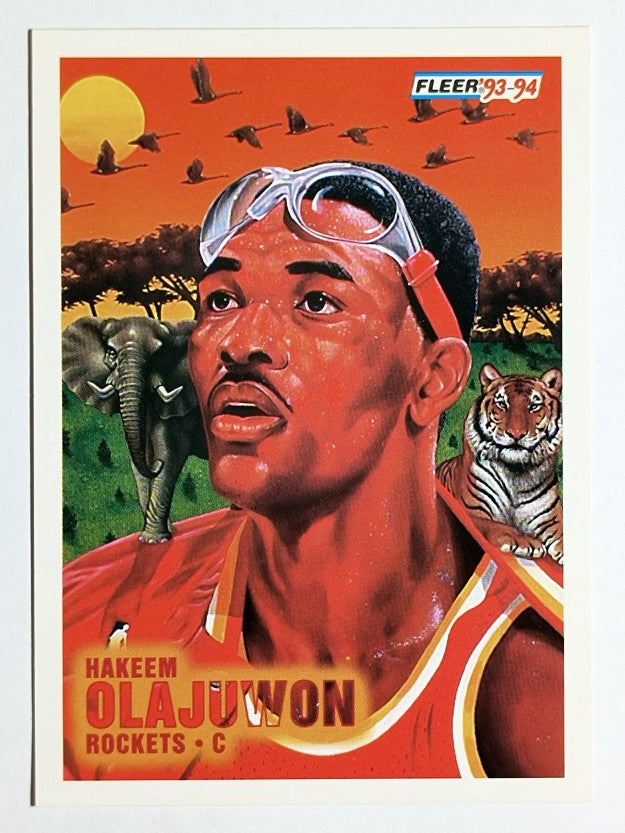 1993-94 Fleer #235 Hakeem Olajuwon PV